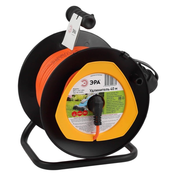Удлинитель силовой ЭРА RPx-1-2x1-40m Б0046834 Удлинитель силовой ЭРА RPx-1-2x1-40m Б0046834