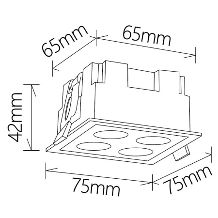 Встраиваемый светильник Mantra BLAU 9131