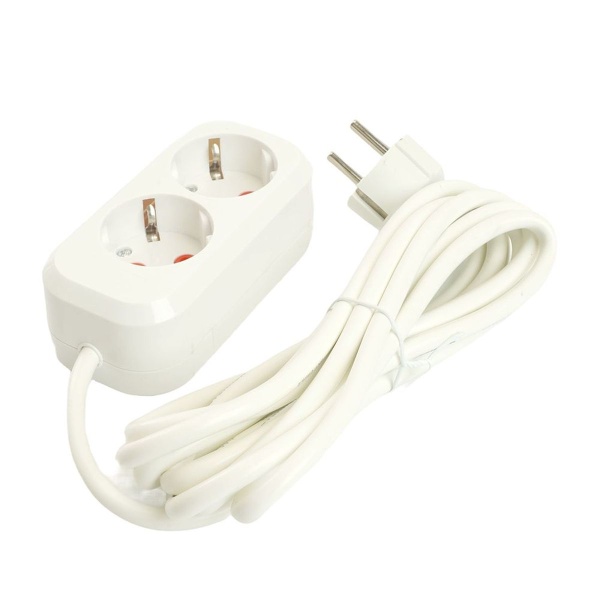 Удлинитель Stekker Home 2гн 2м с/з HM06-21-02 49339