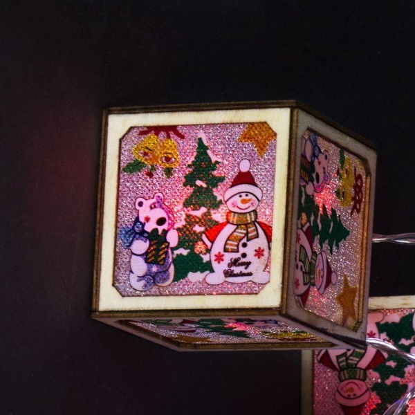 Cветодиодная гирлянда Sneha Кубики 230V разноцветная статичный A-483