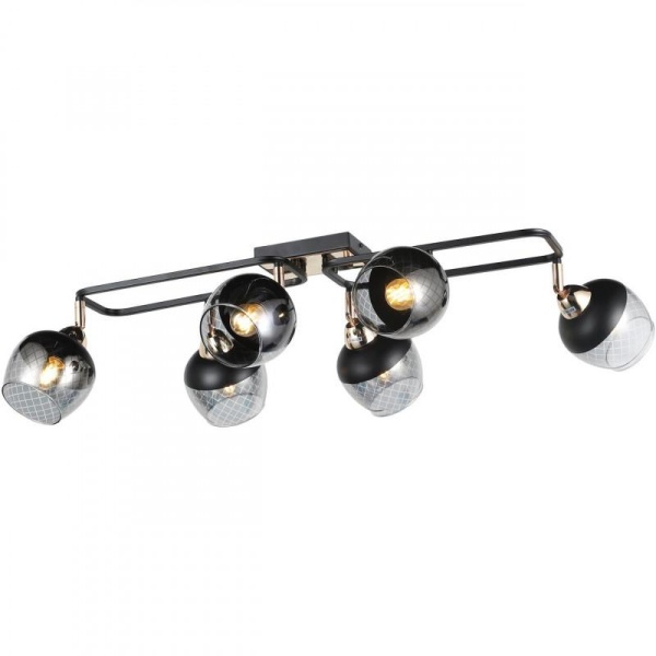 Потолочная люстра IMEX MD.19311-6-S-BK+FGD