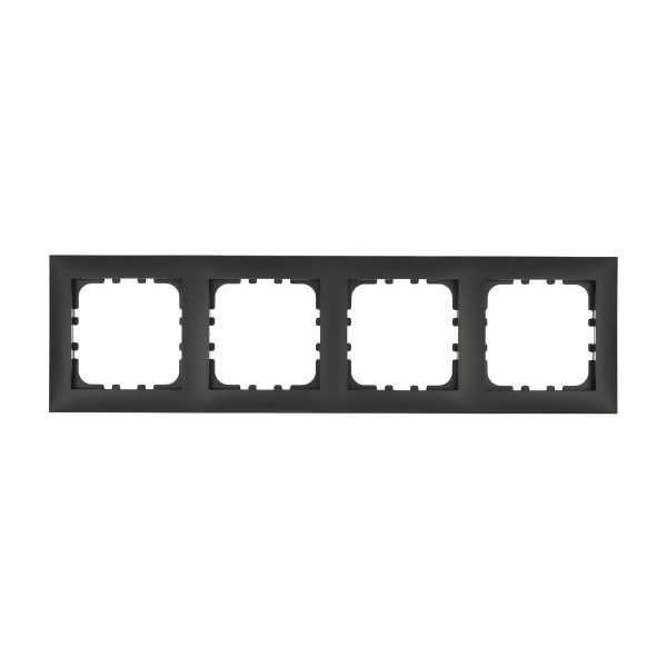Рамка LK Studio 4-постовая (черный бархат) LK60 864408-1