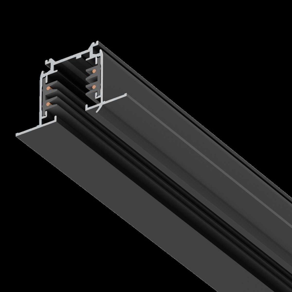 Трек четырехконтактный 3-фазный встраиваемый со стыковочными пазами (круглые медные жилы) 2м Quattro Lightstar 503028-R