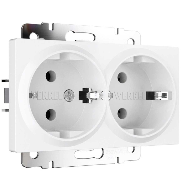 Розетка Werkel двойная W1172061 4690389192111