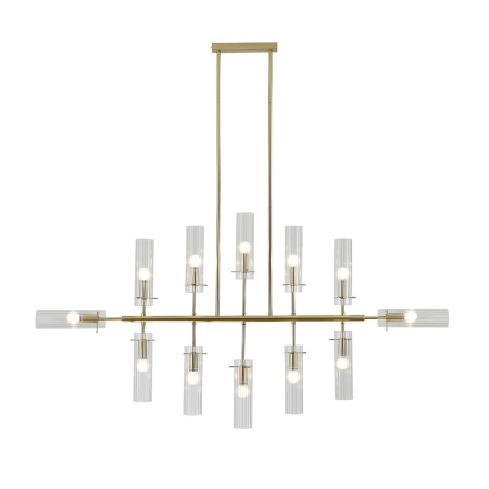 Подвесная люстра Indigo Saetta 11053/12R Gold V000565