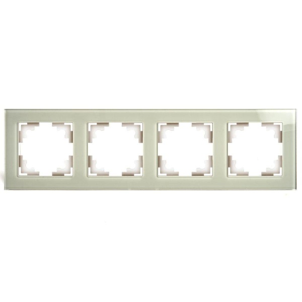 Рамка 4-постовая Stekker Катрин дымчатый GFR00-7004-07 49037