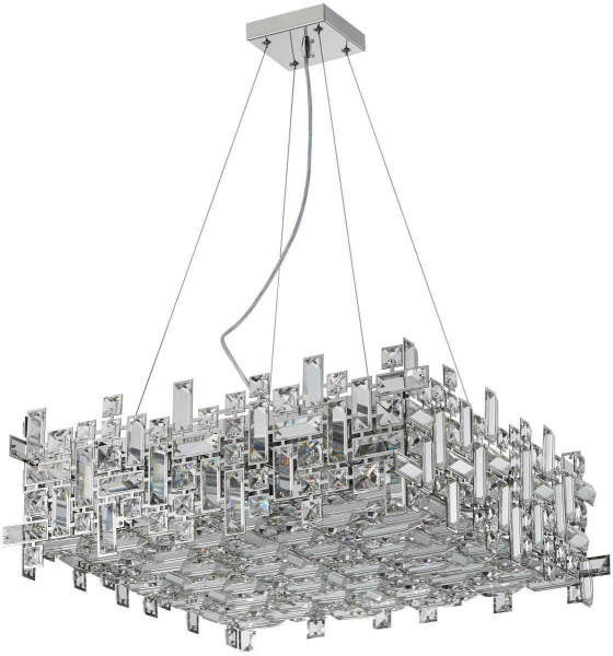 Люстра подвесная хрустальная 2171/09/10P Stilfort, серия Tetrix