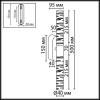 Настенный светильник Odeon Light Pilar L-Vision 7145/10WL