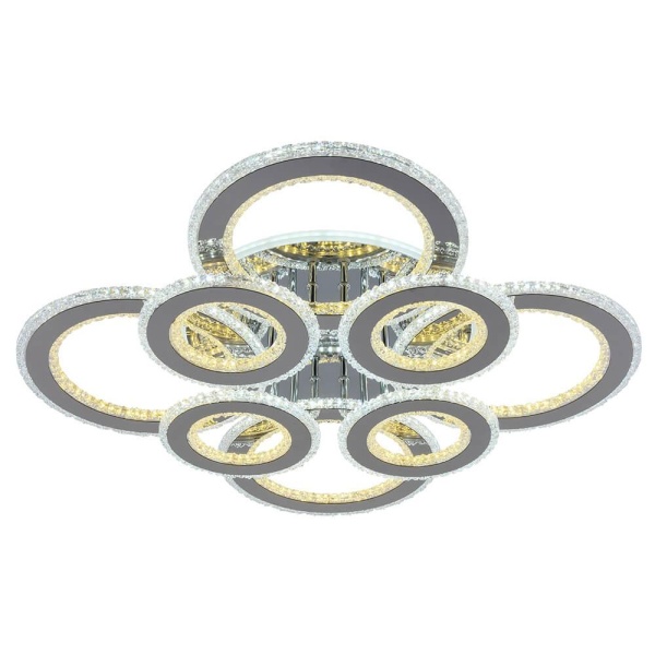 Потолочная светодиодная люстра Profit Light 8040/4+4 CHR