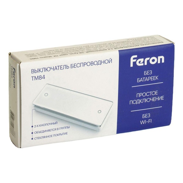 Выключатель беспроводной Feron TM84 48877 Выключатель беспроводной Feron TM84 48877