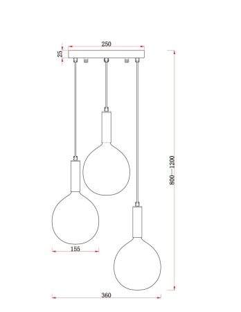 Подвесной светильник Freya Sway FR5269PL-03CH