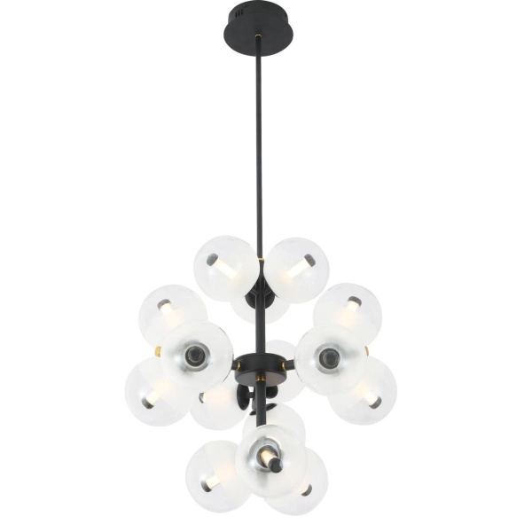 Люстра подвесная Alfa Light F1824-01 500*500*500+500mm LED/15W/3000K