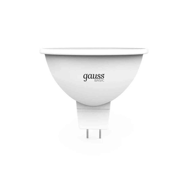 Лампа cветодиодная Gauss GU5.3 5,5W 4100K матовая 10135262T