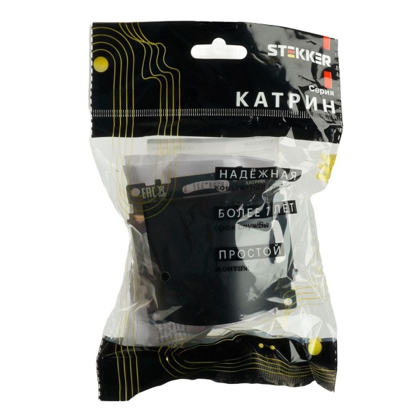 Вывод кабеля Stekker Катрин черный GLS00-7116-05 49466