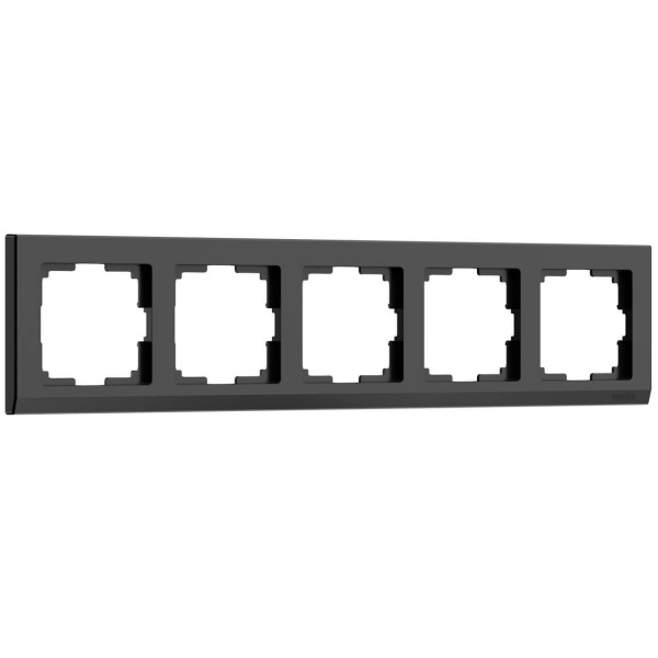 Рамка на 5 постов Werkel Stark черный W0051808 4690389161957 Рамка на 5 постов Werkel Stark черный W0051808 4690389161957