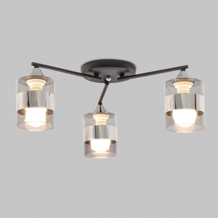 Потолочная люстра IMEX MD.0877-3-S BK+CH