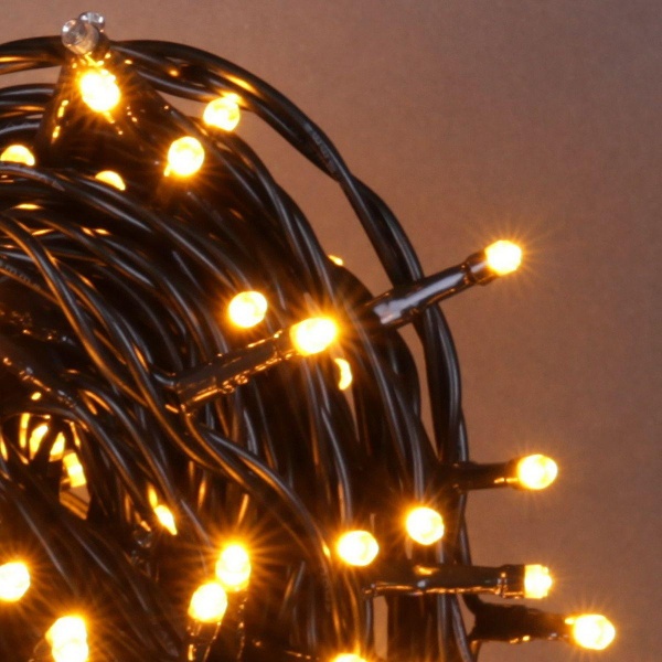 Cветодиодная гирлянда Sneha нить 230V желтый A-047R YL FLASH