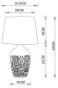 Настольная лампа Arte Lamp Twilly A4237LT-1GY