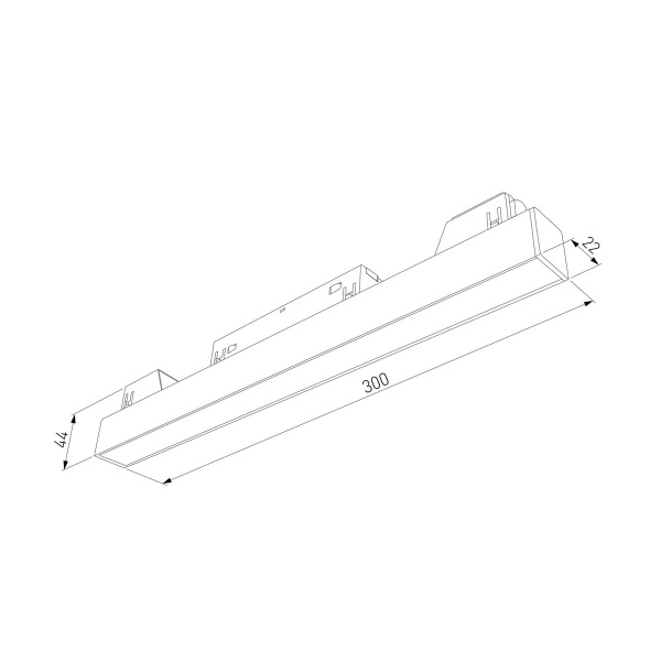 Трековый светильник 10W 3000K белый Elektrostandard 85000/01_система Слим a072615