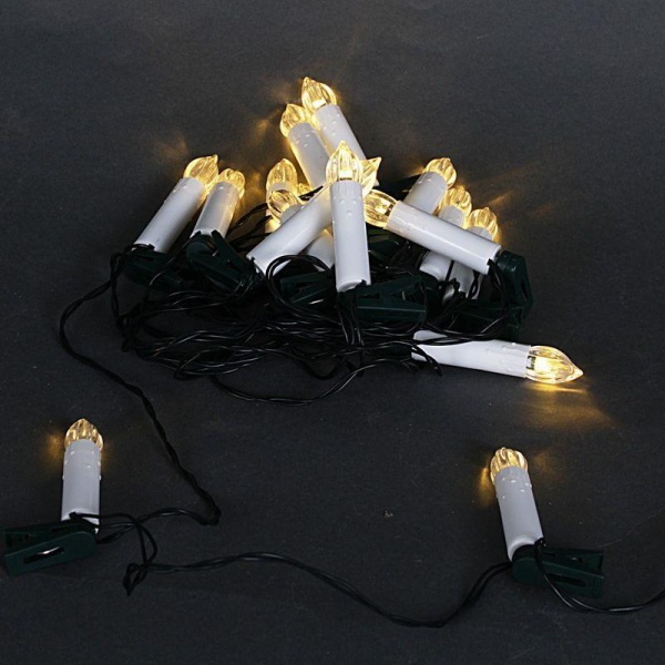 Cветодиодная гирлянда Sneha Свечи 230V теплый белый статичный A-480