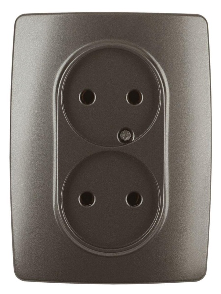 Розетка ЭРА 12 2x2P 16A 250V 12-2107-13 Б0031245 Розетка ЭРА 12 2x2P 16A 250V 12-2107-13 Б0031245