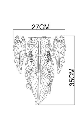 Настенный светильник Arte Lamp Lilly A4070AP-2GO Настенный светильник Arte Lamp Lilly A4070AP-2GO