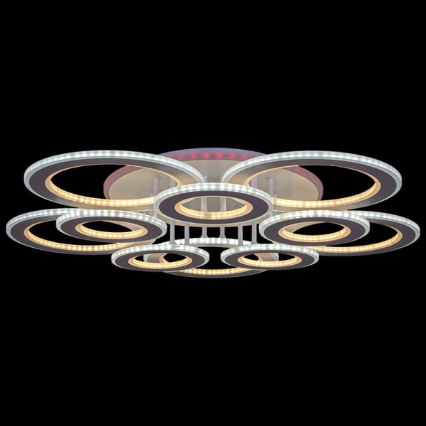 Потолочная светодиодная люстра Reluce 08881-0.3-5+5LED WH (BL+YL)