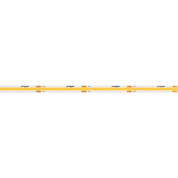 Светодиодная лента Arlight 6W/m 480LED/m CSPSMD теплый белый 4M COB-X480-6mm 24V Warm2700 039055