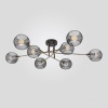 Потолочная люстра IMEX MD.4540-8-S BK+AB