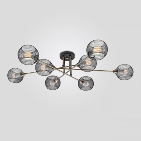 Потолочная люстра IMEX MD.4540-8-S BK+AB