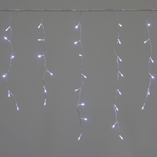 Cветодиодная гирлянда Sneha бахрома 230V белый 8 режимов A-056 WT