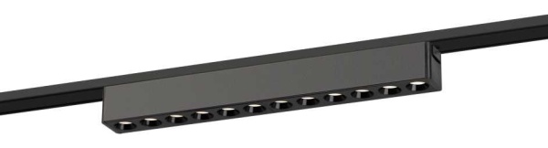 Магнитный трековый светильник ЭРА TRM-S5-2-12W4K BK Б0059050