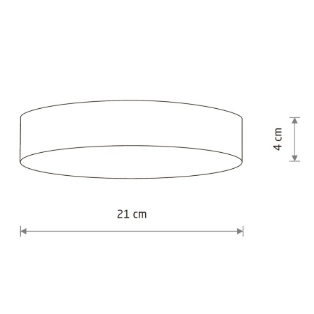 Потолочный cветильник Nowodvorski Lid Round Led White 10413
