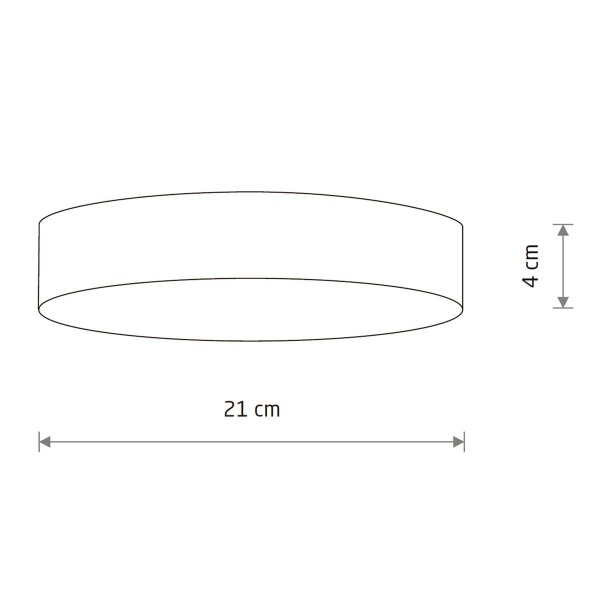 Потолочный cветильник Nowodvorski Lid Round Led White 10413