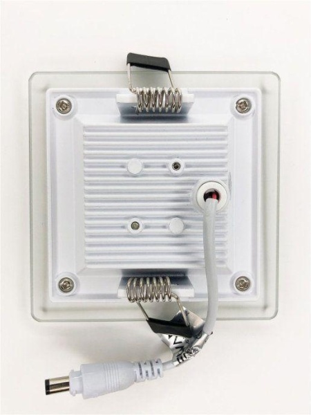 Встраиваемый светодиодный светильник Elvan VLS-705SQ-6W-WW-Wh