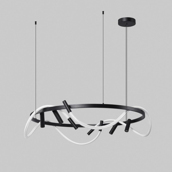 Люстра подвесная Alfa Light F3024-24 BLACK