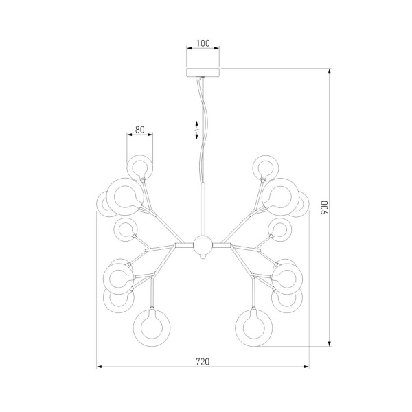 Подвесная люстра Bogates 545