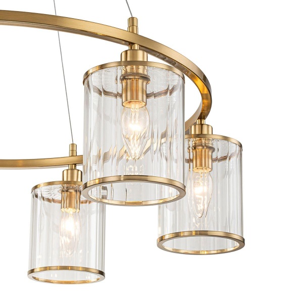 Подвесная люстра Indigo Dante 13022/6P Brass V000405