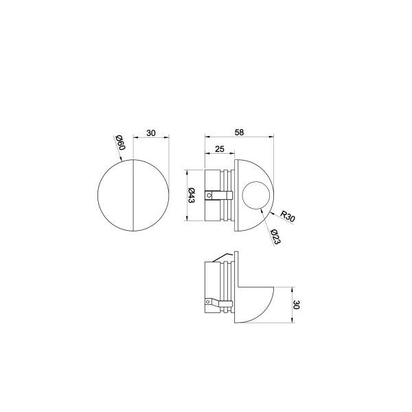 Уличный настенный светодиодный светильник Maytoni Mezzo O033WL-L3W3K