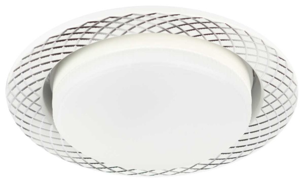 Светильник встраиваемый ЭРА KL 76 AL/WH/1 SET 5 под лампу GX53 белый набор 5 шт Б0070934