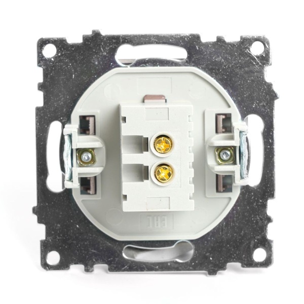 Розетка двухместная USB Stekker Катрин шоколад GLS10-7115-04 49027