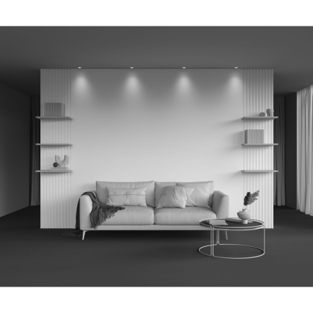 Встраиваемый светодиодный светильник Maytoni Round DL058-7W3K-TRS-BS