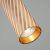 Подвесной светодиодный светильник Eurosvet Boston 50190/1 LED золото