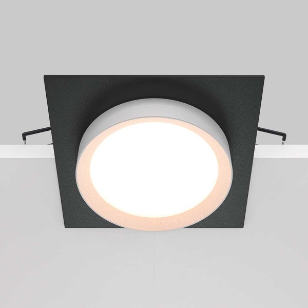 Встраиваемый светильник Maytoni Hoop DL086-GX53-SQ-BW