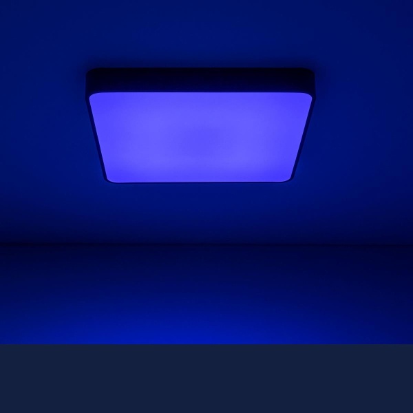 Потолочный светодиодный светильник с пультом ДУ Citilux Купер RGB Черный CL724K105G1