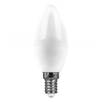 Лампа светодиодная Saffit E14 9W 6400K матовая SBC3709 55170