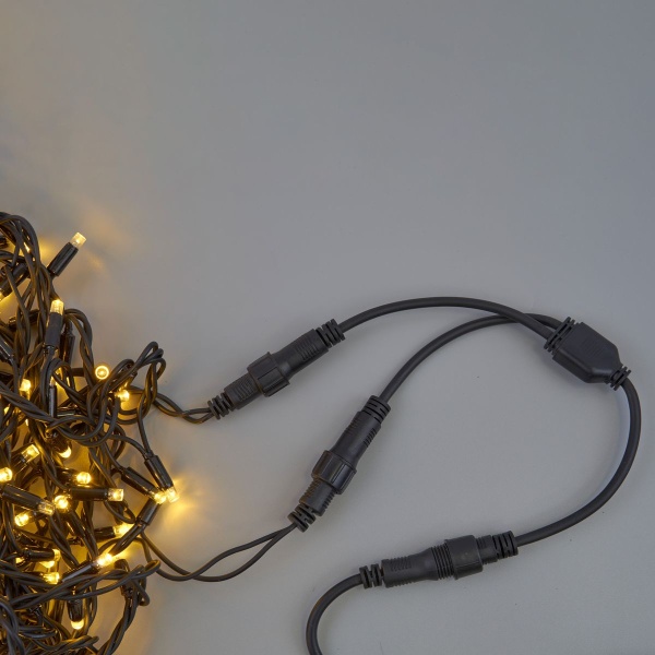 Провод-разветвитель для гирлянд Uniel UCX-F90 S2/0.4M/BK UL-00013233