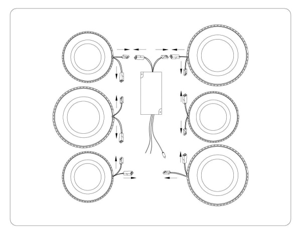 Потолочная светодиодная люстра Ambrella light Acrylica Original FA8872