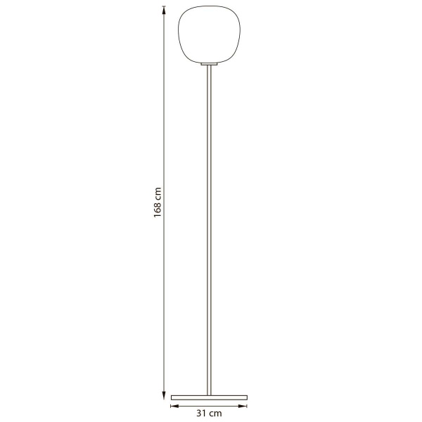 Торшер 1x12W(led) E27 белый/матовый Grazia Lightstar 608716