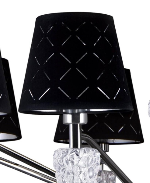 Подвесная люстра Lumien Hall Элисон 1016/8H-CR-BK